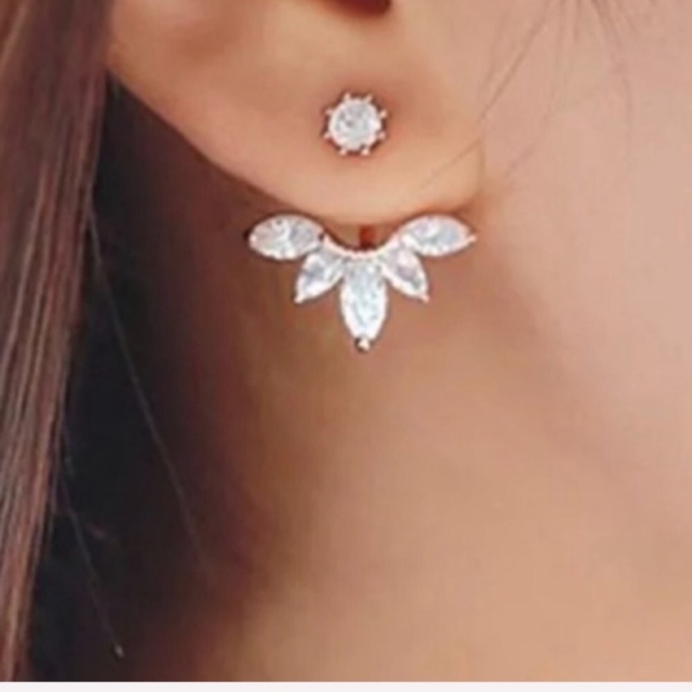 💎 Crystal Fan Earring 💎
